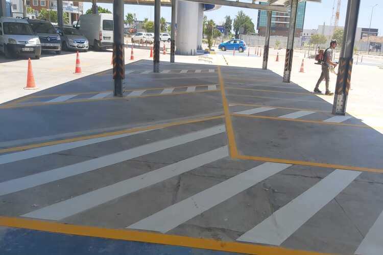 Metro Market Antalya Otopark Yol Çizgisi
